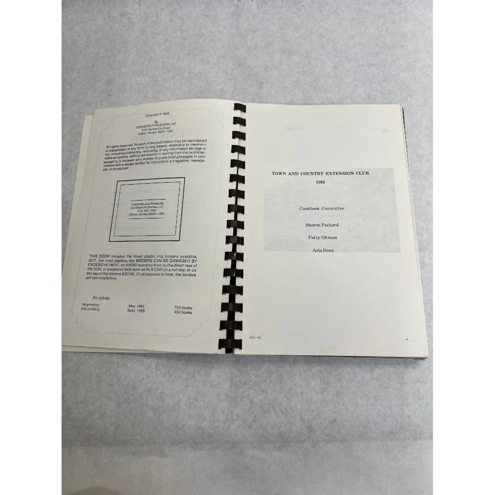 Vintage Cortland Centennial Cookbook 1883-1983 Town and Country Extension Club